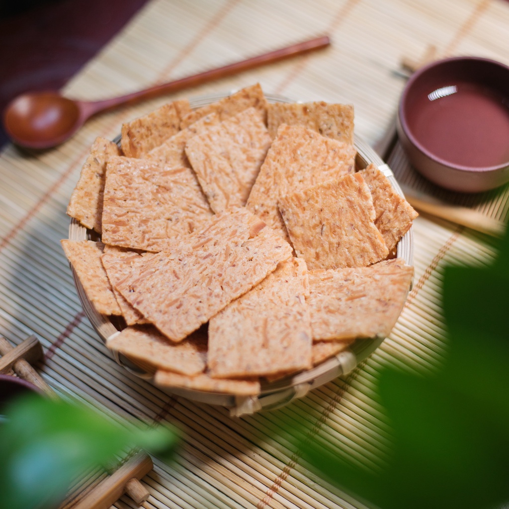 Bánh dừa nướng cao cấp 250g - Big Size - Topcoco có vị đậu phộng mới ngon- bánh kẹo ăn vặt