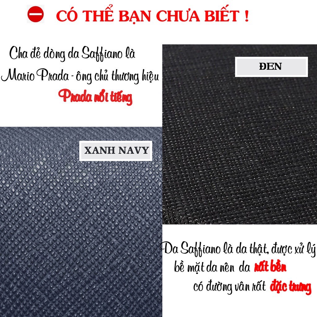 Ví nam da saffiano da thật siêu bền , kiểu dáng thời trang, ngăn để thẻ rộng rãi , full box