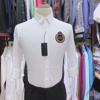 Sơ mi thêu logo KING (L-001)