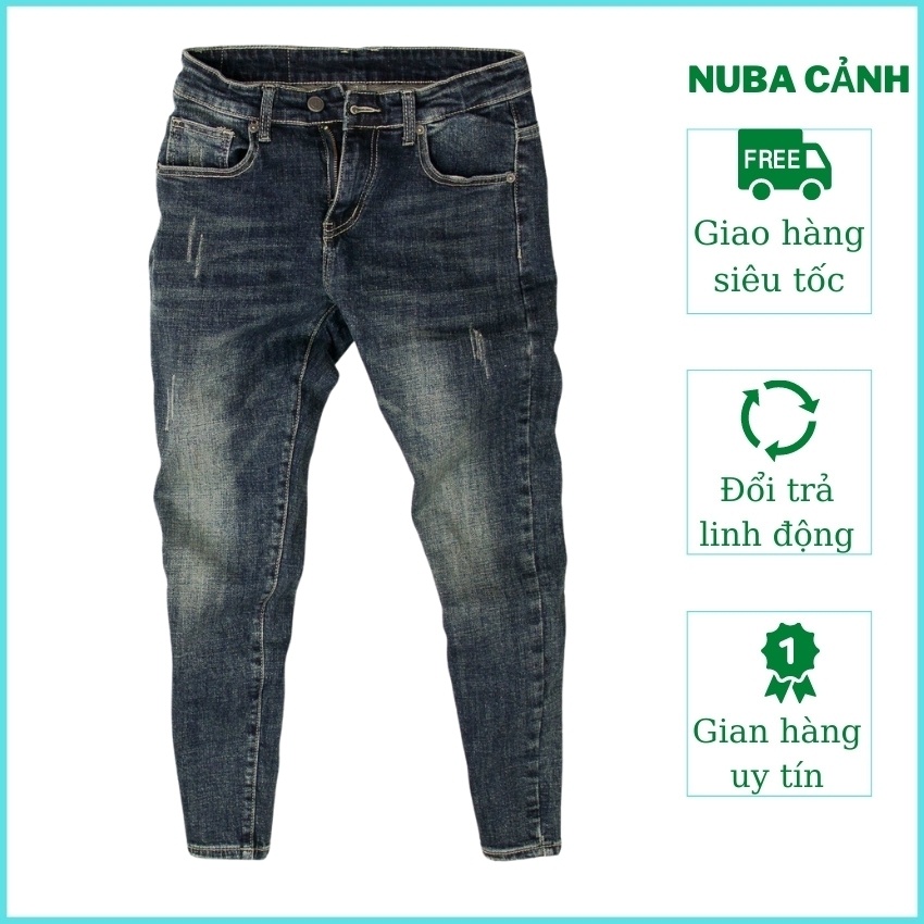 Quần jean nam cao cấp hàn quốc,quần bò đẹp giá rẻ AT 188