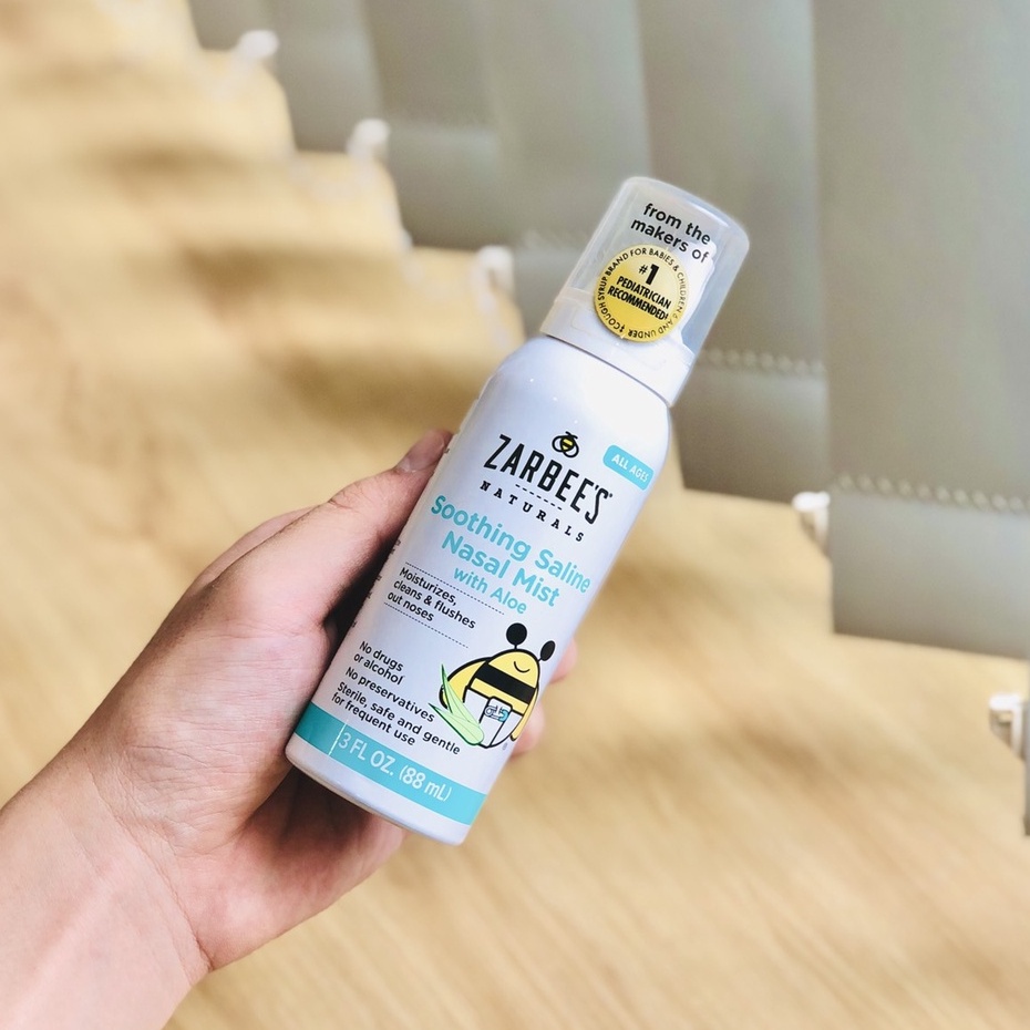 XỊT MŨI ZARBEE'S NHA ĐAM 88ML (Dùng được cho bé sơ sinh)