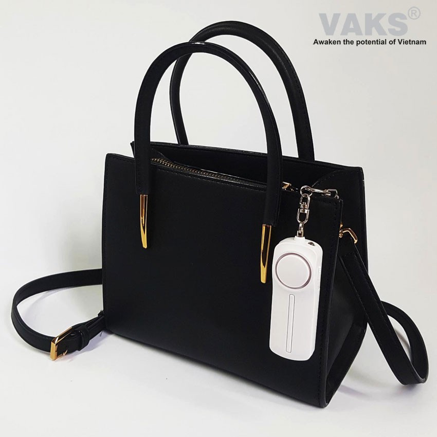 MÓC KHOÁ PHÒNG THÂN SA-9400: thiết bị báo động cá nhân, có tích hợp đèn pin tiện lợi