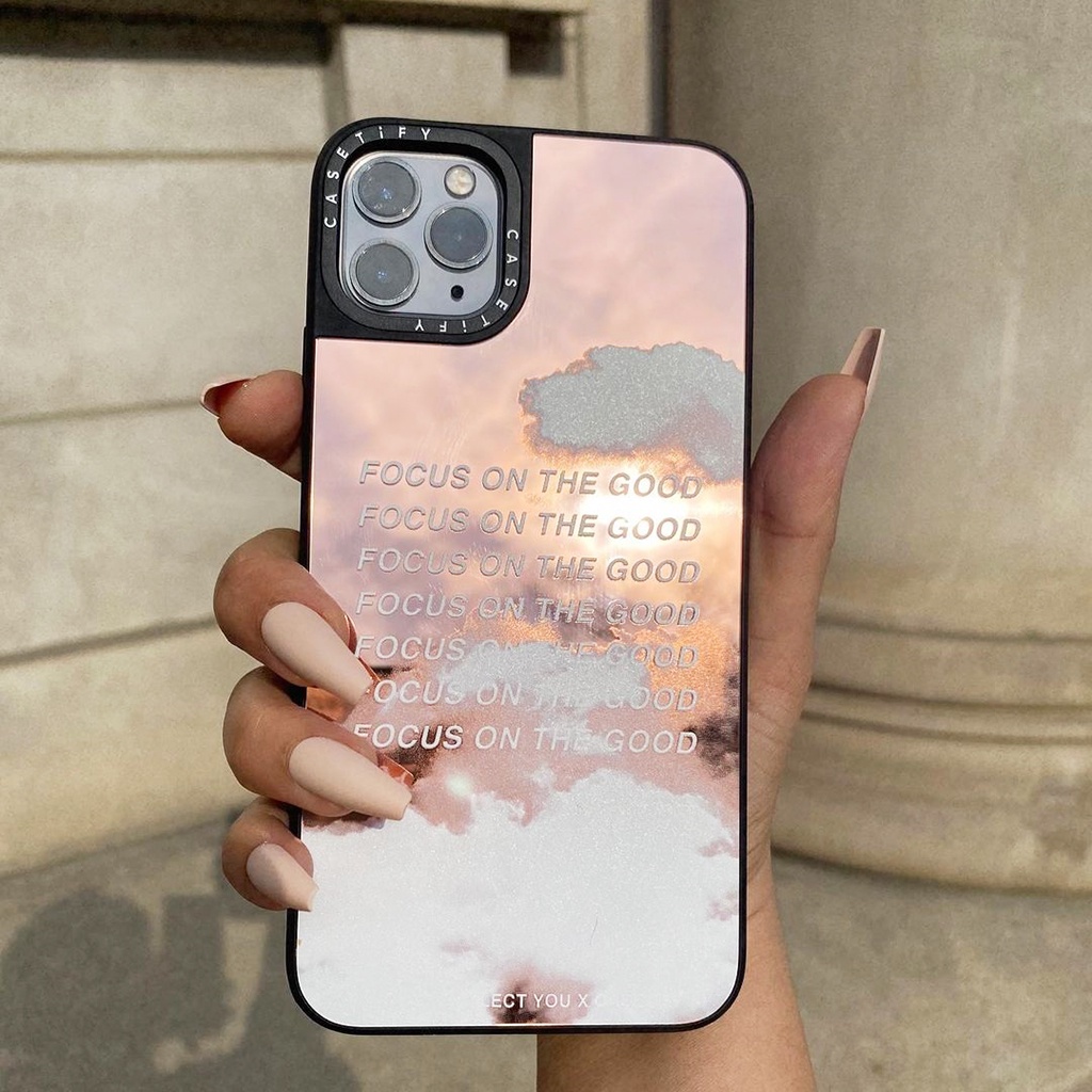 Ốp casetify iphone MIRRORS REFLECT YOU ốp gương chống sốc in theo yêu cầu ip 8plus/x/xr/xs/11/12/13/pro/max/plus/promax