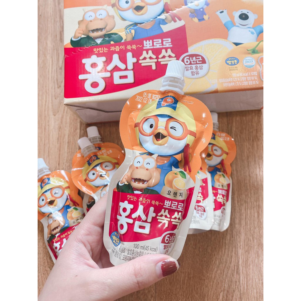 [TRANG ANH KOREA]  NƯỚC SÂM 100ML PALDO PORORO (ĐỦ VỊ) | BigBuy360 - bigbuy360.vn