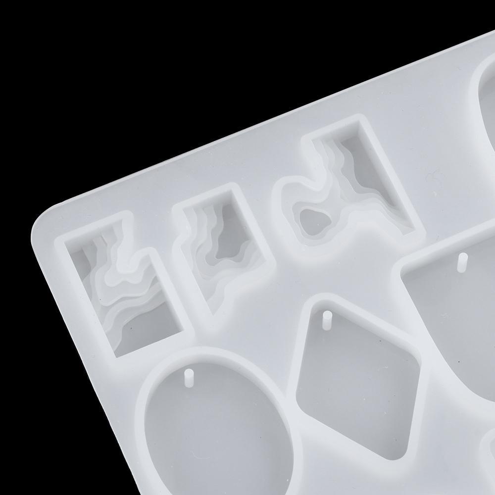 FOREVER Khuôn Silicone Làm Mặt Vòng cổ Hình Hòn Đảo