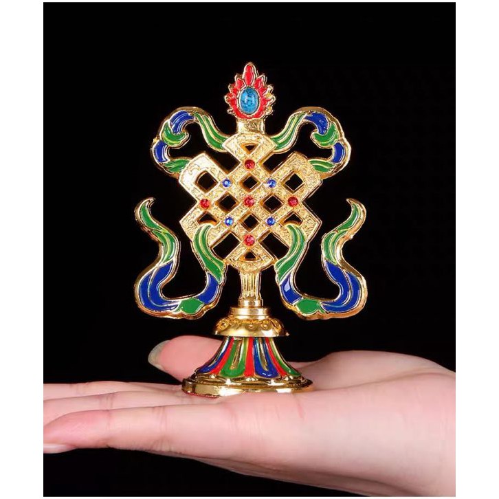 Bộ 8 Cát tường HK 9cm (FX8169) - Sơn vàng