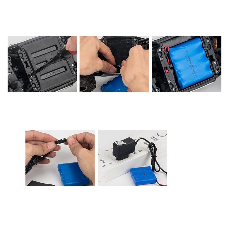 Xe Điều Khiển Vượt Địa Hình Rock tỷ lệ 1:16 Tần số 2.4G