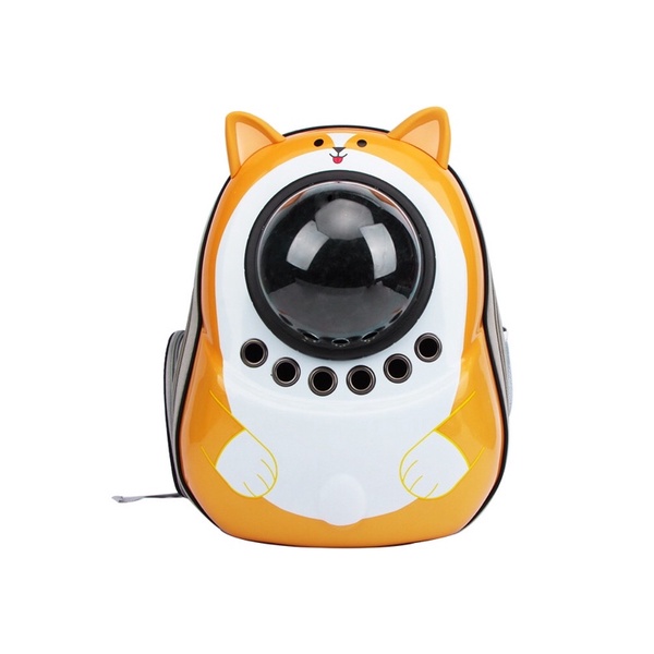 [Mã PET50 giảm 10% - tối đa 50K đơn 250K] [Hàng cao cấp]Balo phi hành gia cho chó, mèo mẫu Corgi Cao cấp, có cửa hông