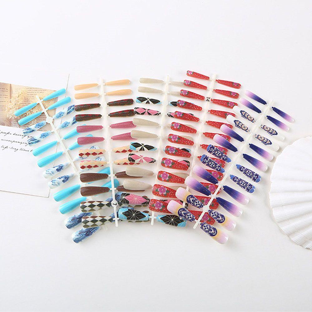 Bộ 24 Móng Tay Giả Nối Dài Chuyên Dụng Cho Nữ