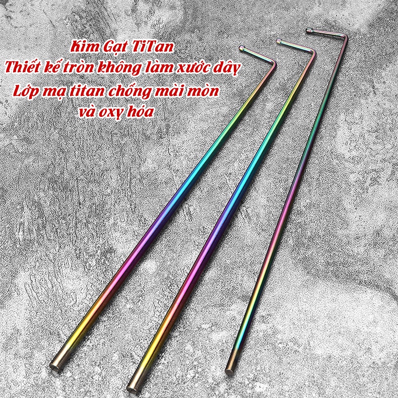 Thanh Gạt Cá Gắn Rọng Câu Đài CHUXIAN - Gạt lưỡi Chất Liệu TiTan - Chuyên Câu Giải Tốc Độ - AA80