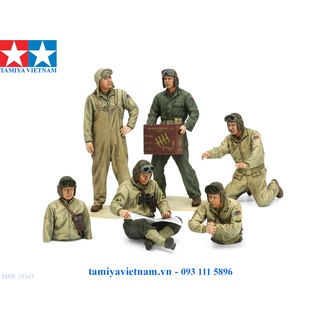 [TAMIYA] 35347 Mô hình lính 1/35 SCALE U.S. TANK CREW SET (EUROPEAN THEATER) (CHỈ BAO GỒM LÍNH)