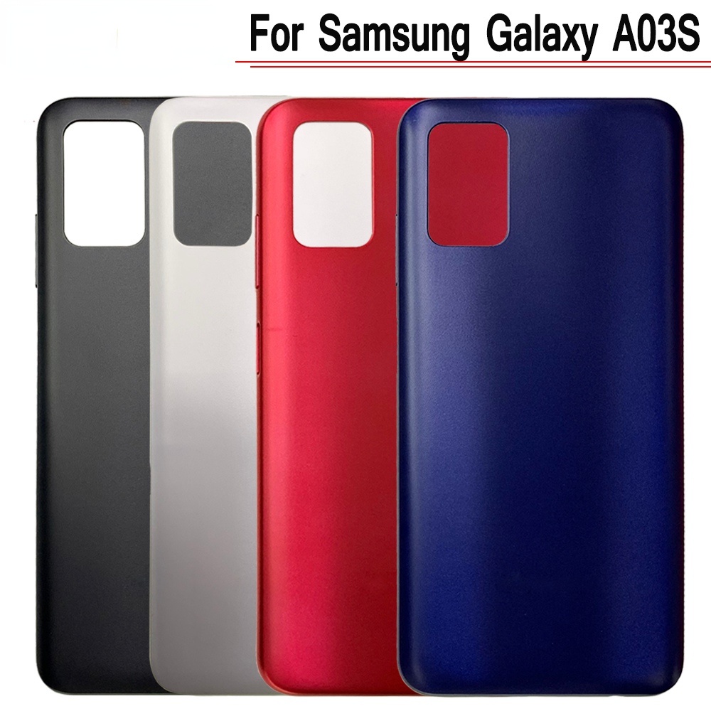 Mặt Lưng Điện Thoại Bằng Kính Thay Thế Chuyên Dụng Cho Samsung Galaxy A03S A037F A037M
