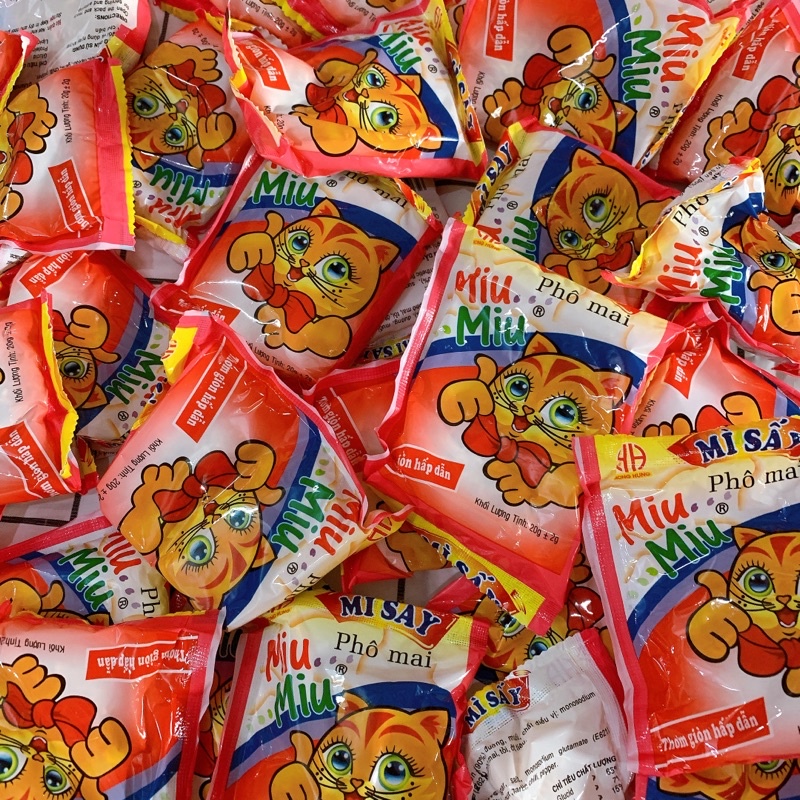 Mì Tôm Trẻ Em Miu Miu Phô Mai Gói 20g Dùng Thử