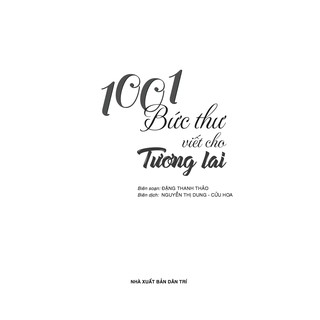 1001 Bức thư viết cho tương lai