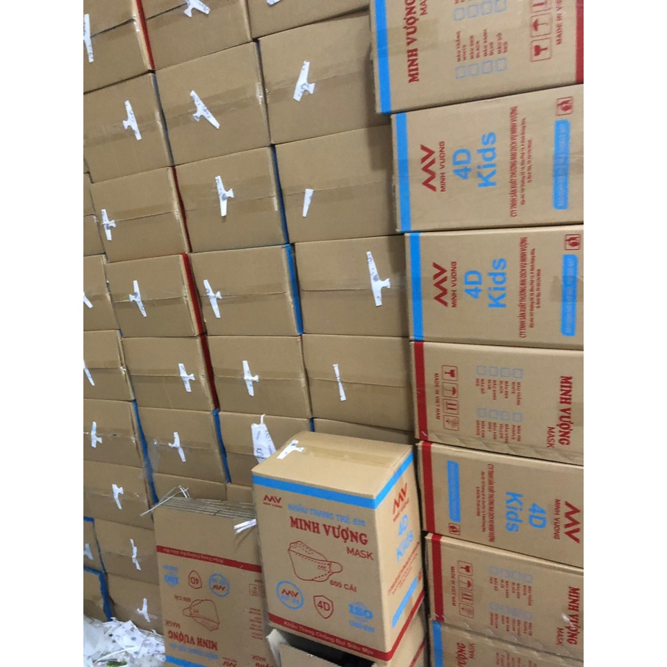 Khẩu trang KF94 trẻ em - MINH VƯỢNG - kháng khuẩn - chống bụi mịn