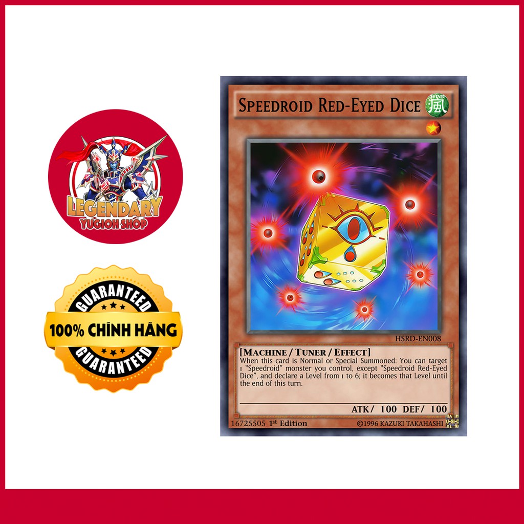 [EN-JP][Thẻ Bài Yugioh Chính Hãng] Speedroid Red-Eyed Dice