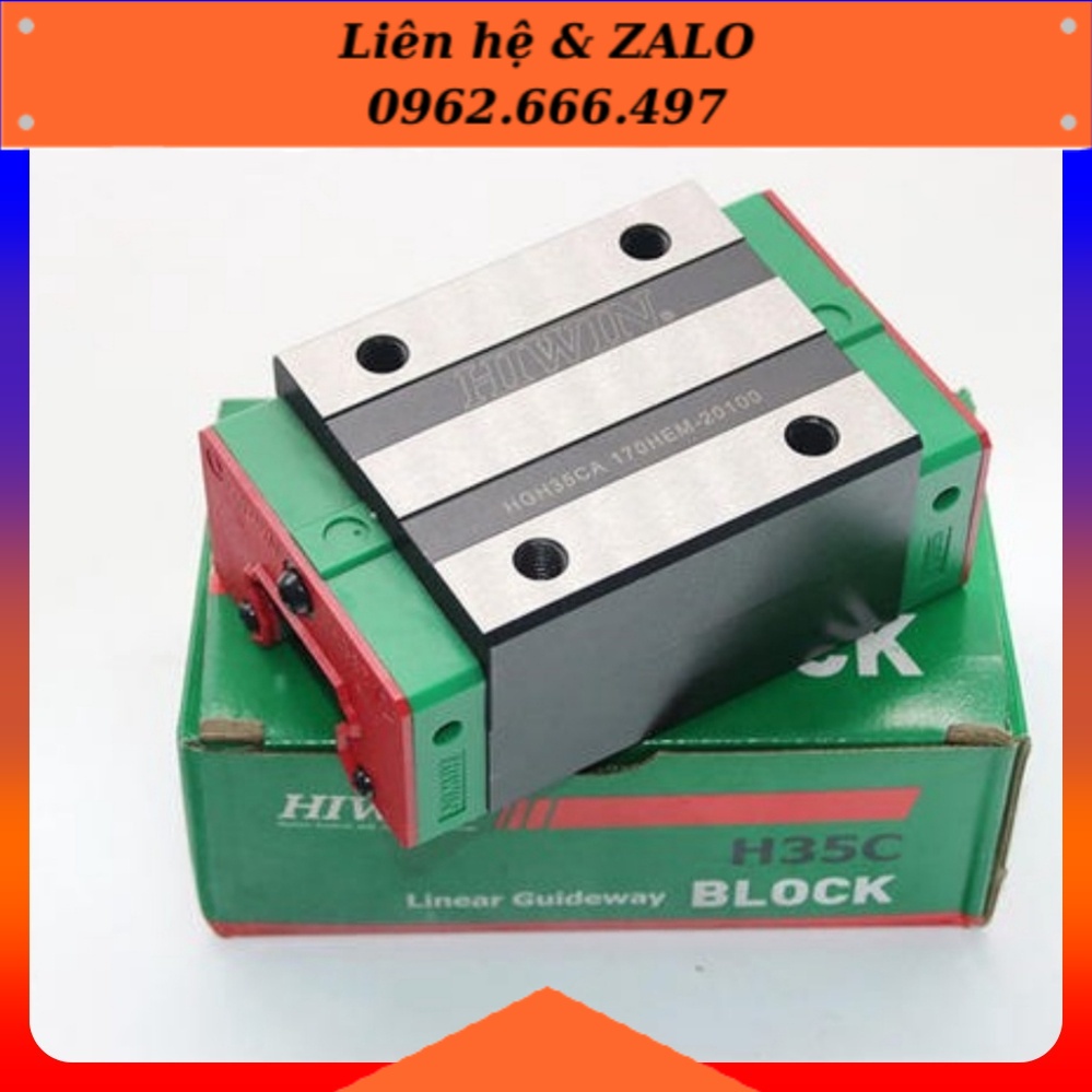 [Phụ Kiện CNC] Block Con Trượt Bi Trượt Vuông Tiêu Chuẩn Hiwin HGH HGH35CA | HGH35