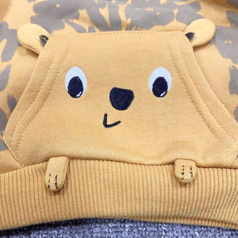Set nỉ hoodie cho bé