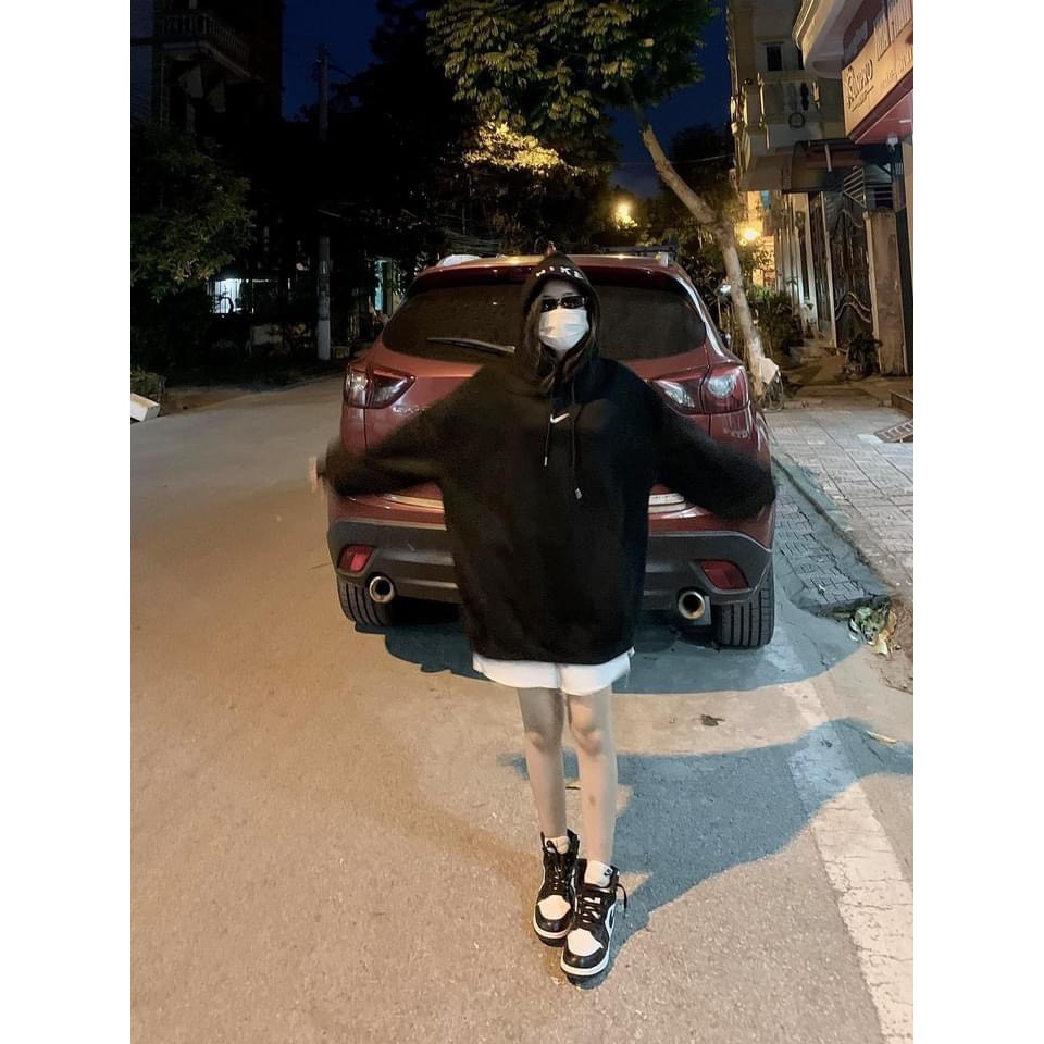 <Ảnh Thật> Áo Hoodie Nik tay dài dáng thể thao Unisex Nam Nữ | BigBuy360 - bigbuy360.vn