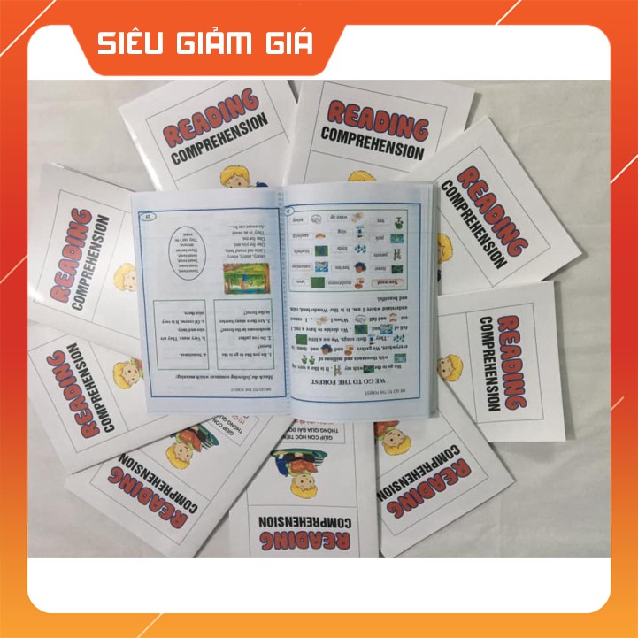 reading comprehension - Đồ chơi luyện đọc tiếng anh cho trẻ flashcard