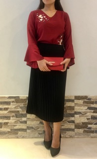 Đầm xếp ly cao cấp