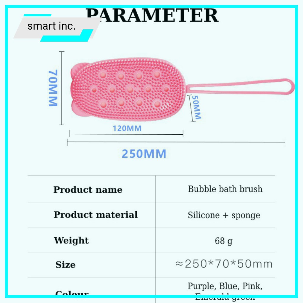 Miếng Mút Tạo Bọt Silicon 2 Mặt Lông Mềm 🌈FREESHIP🌈 Bông Tắm Bọt Biển Tẩy Tế Bào Da Chết Kì Cọ Massage Chà Lưng