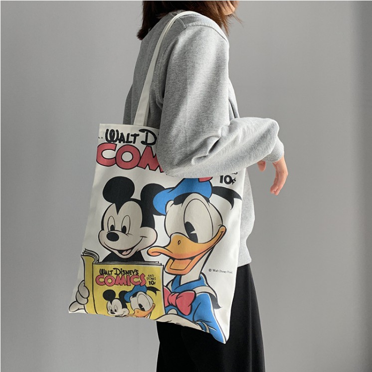 Túi vải đeo vai Hàn Quốc Túi vải tote