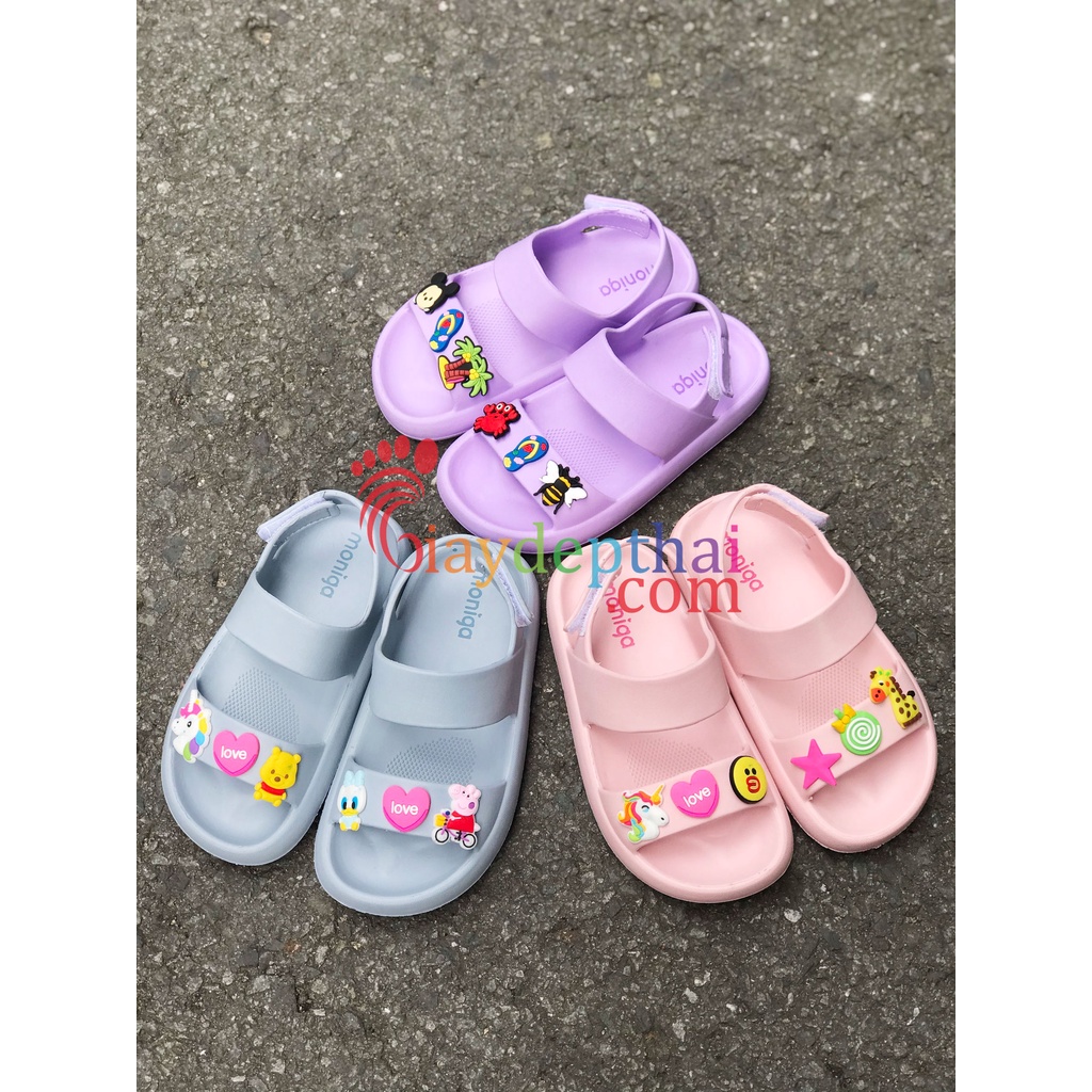 Giày Sandal Thái Lan cho bé siêu êm Monokids Quest (Sticker ngẫu nhiên)