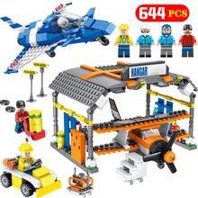 Lắp ráp xếp hình Lego City 3912: Gara để máy bay (ảnh thật)