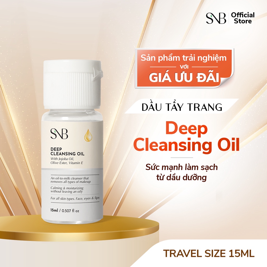 Dầu Tẩy Trang Deep Cleasing Oil SNB 15ml