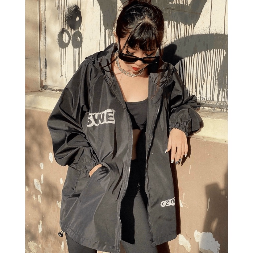 Áo Khoác Dù Unisex Form Rộng Dài in 3D Làn Khói Nghệ Thuật Cá Tính Trẻ Trung TP011 [NewUnisex]