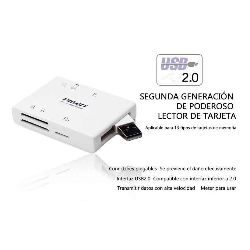 Đầu đọc thẻ nhớ đa năng SSK  Pi-sen đa năng All In 1 Card Reader III