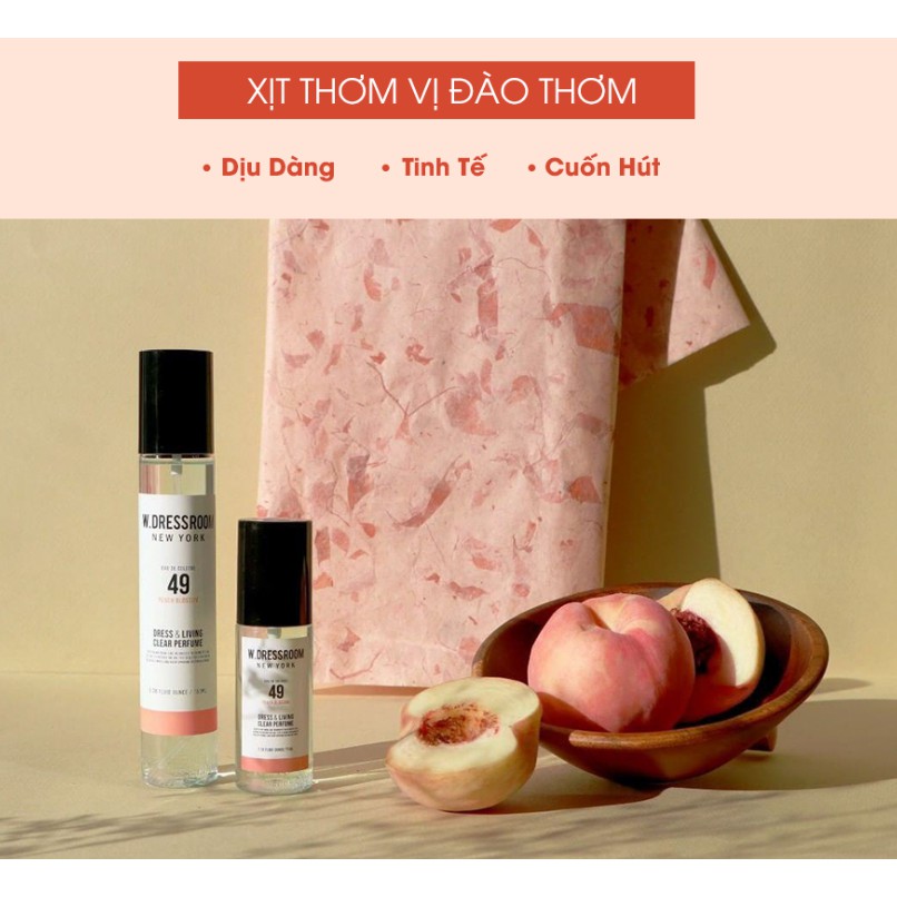 Nước hoa xịt thơm Hàn Quốc W.DressRoom 70ml | BigBuy360 - bigbuy360.vn