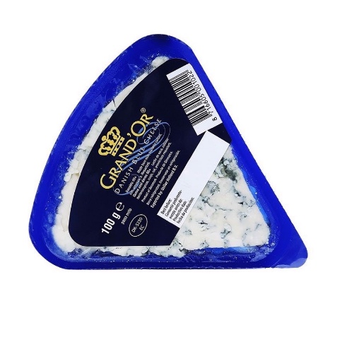 Phô mai xanh Danish Blue Cheese hiệu Grand’ Or 100gr