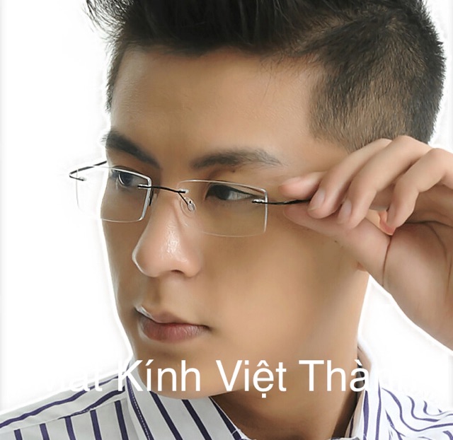 Kính Khoan O độ Gọng Cận Siêu Nhẹ Siêu Mảnh Mắt Kính Không Có Khung Viền