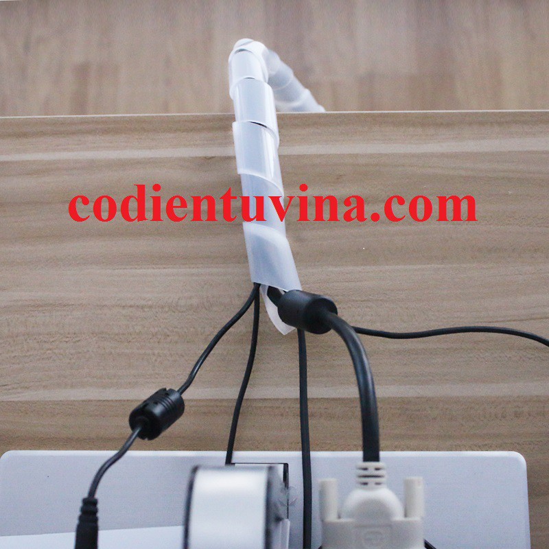 Dây xoắn nhựa đen  Màu đen