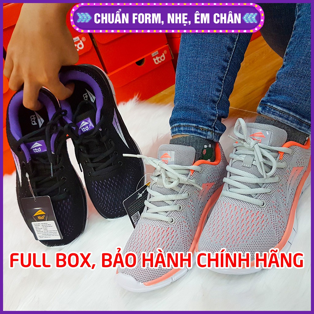 GIÀY THỂ THAO NỮ TTD Shoes V12-3 - Êm Chân - Thoái mái - SIZE EUR - VN