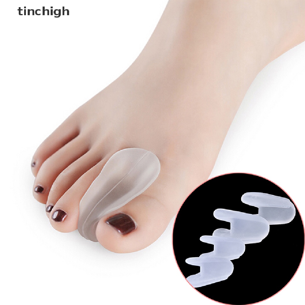 (Hàng Mới Về) Bộ 2 Dụng Cụ Tách Ngón Chân Giảm Đau Bằng Silicon