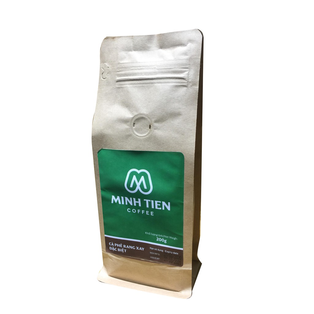 Cà phê hạt rang, rang xay đặc biệt, rang mộc gói 200g -500g