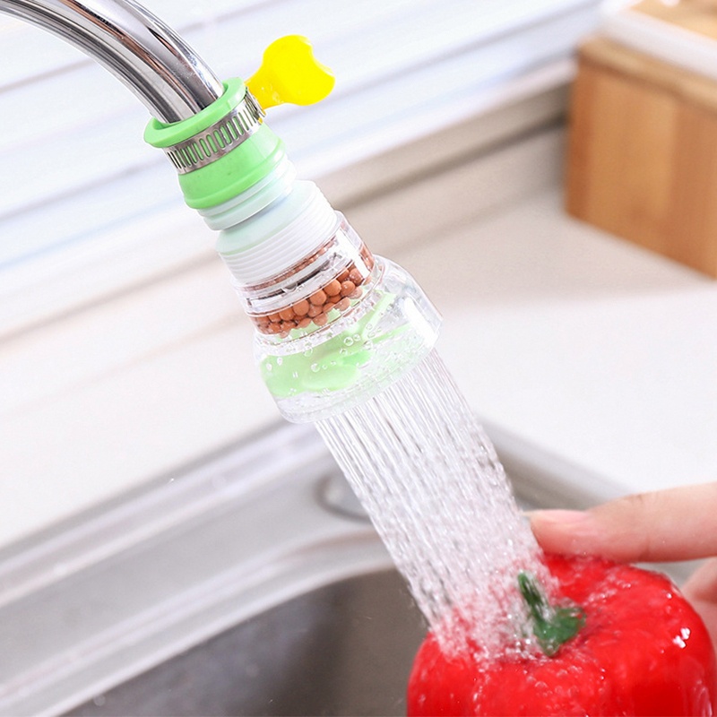 Đầu vòi lọc nước tăng áp xoay 360 độ phun tiết kiệm nước kính thiên văn