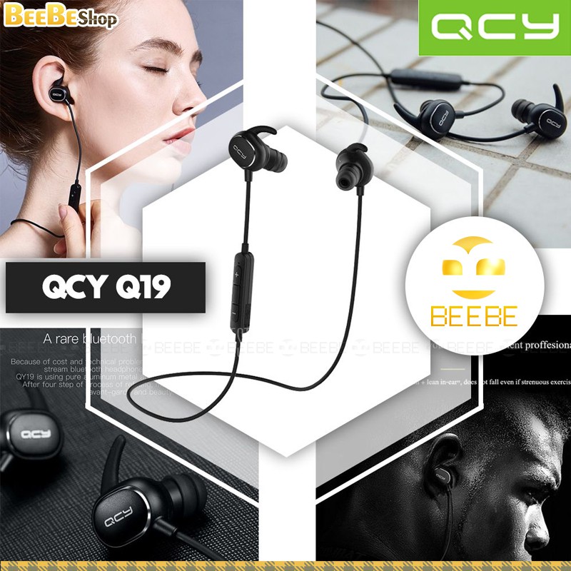 QCY QY19 - TAI NGHE BLUETOOTH THỂ THAO CHỐNG NƯỚC