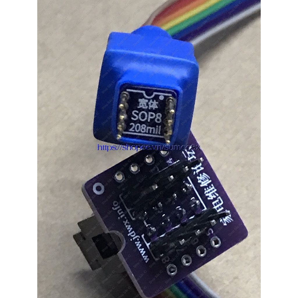 Dây nạp bios sop8 dùng cho Laptop PC 208 Mil 209 Mil (Không đổi trả - Không Bảo Hành)