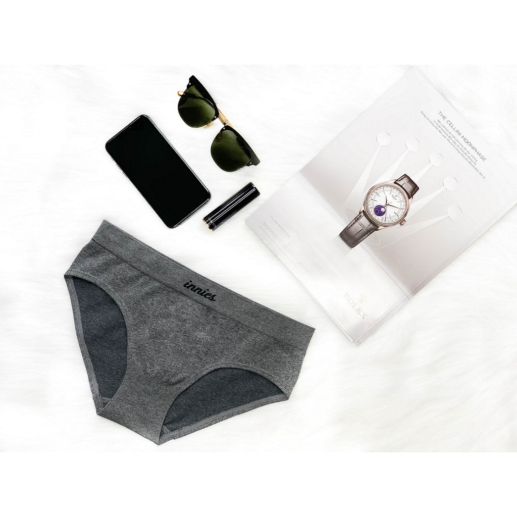 Quần lót nữ Innies seamless - Hipster - Xám