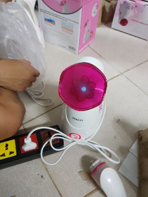 Máy xông hơi mặt Sokany (hồng)