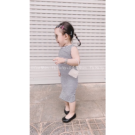 [ Ảnh Thật ] Váy body xẻ tà style Hàn Quốc cho bé gái ❤️