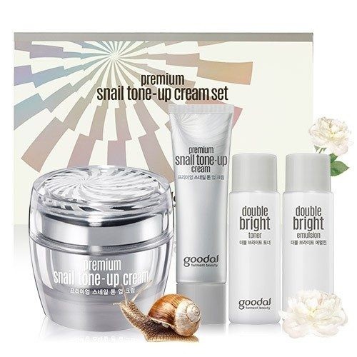 SET KEM ỐC SÊN DƯỠNG TRẮNG DA GOODAL PREMIUM SNAIL TONE UP CREAM HÀN QuỐC KOREA