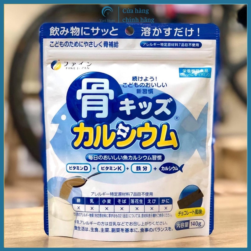 Bột Bổ Sung Canxi Xương Cá Tuyết Nhật Bản Dành Cho Bé Bone's Calcium For Kids 140G