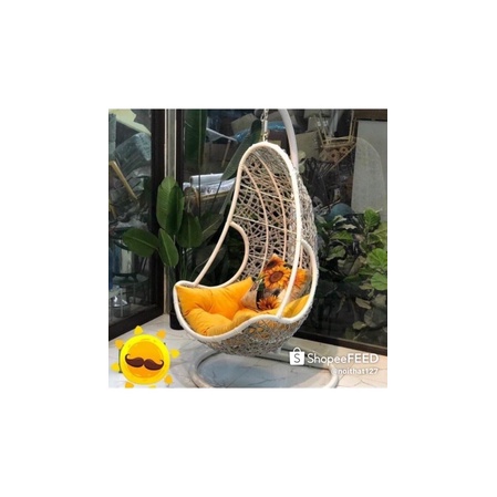 Xích Đu Đơn Giọt Nước, Chịu Trọng Lượng 250Kg ,Nệm Nhiều Màu, Trang Trí Phòng Khách, Phòng Ngủ, Sân Vườn, Ngoài Trời