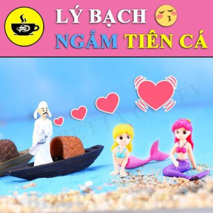 Nhà thơ ngắm Nàng Tiên Cá - Lý Bạch ngồi thuyền ngắm Trăng