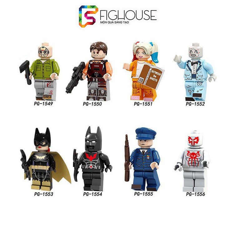 Bộ 4 nhân vật minifigures PG8143